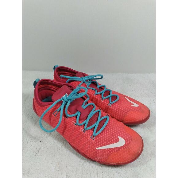 Nike Women's 7.5 Free Cross Bionic Coral Orange 641530-600 Training Track Shoes - Picture 2 of 9
